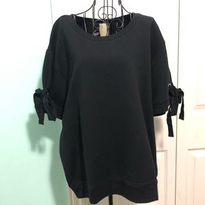 Tie sleeve top plus size NWT